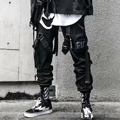 Streetwear Ribbon Pants